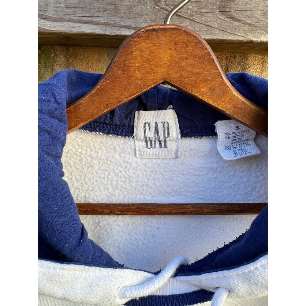 Vintage GAP Nautical Hoodie / Sailboat Graphic Sweatshirt - Picture 4 of 6